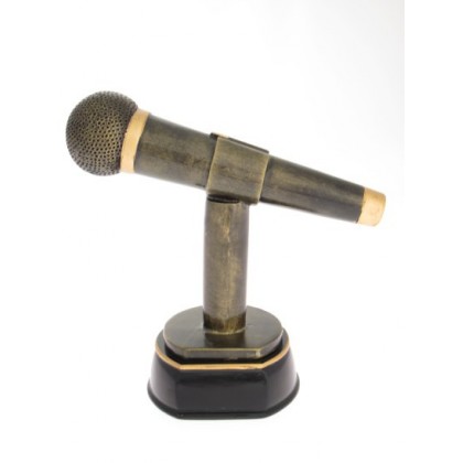 cod. 17.306 - Trofeo microfono cm 18