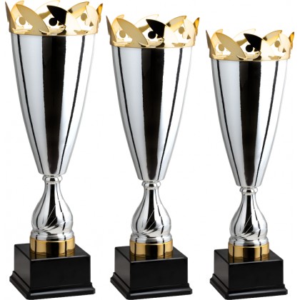 cod. 1.019 - Serie di 3 trofei cm 69-62-55 Made in Italy