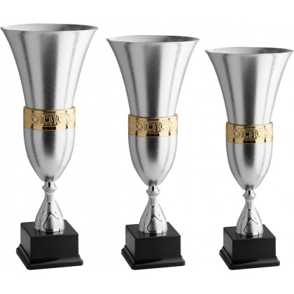 cod. 2.419 - Serie di 3 trofei cm 58-55-49 Made in Italy