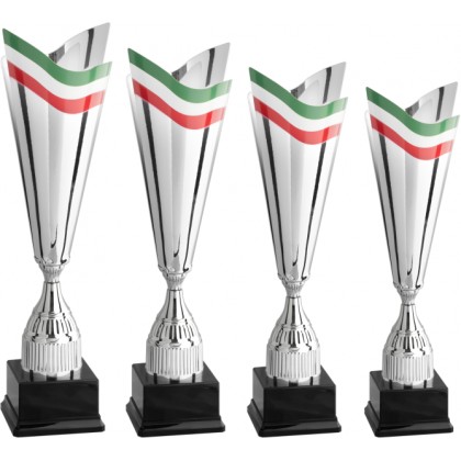 cod. 3.119 - Serie di 4 trofei cm 57-52-46-40 Made in Italy