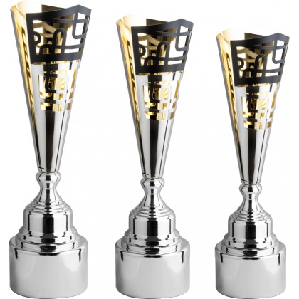 cod. 3.129 - Serie di 3 trofei cm 60-58-56 Made in Italy