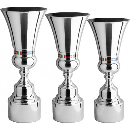 cod. 3.139 - Serie di 3 trofei cm 56-53-49 Made in Italy