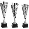 cod. 4.499 - Serie di 3 trofei cm 45-42-40 Made in Italy