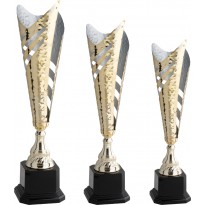 Serie di 3 trofei cm 49-43-38