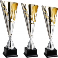 Serie di 3 trofei cm 46-44-41