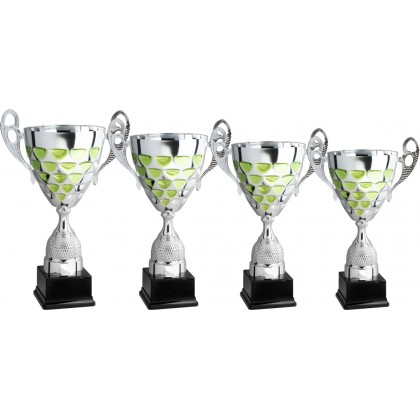 cod. 5.299 - Serie di 4 trofei cm 48-43-38-34 Made in Italy