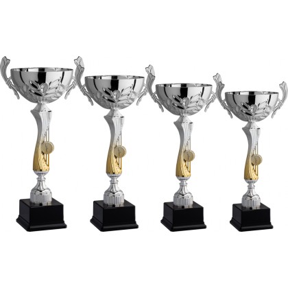 cod. 6.049 - Serie di 4 trofei cm 49-46-43-41 Made in Italy