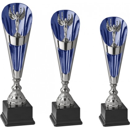 cod. 6.499 - Serie di 3 trofei cm 40-38-36 Made in Italy