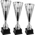 cod. 6.529 - Serie di 3 trofei cm 47-44-42 Made in Italy