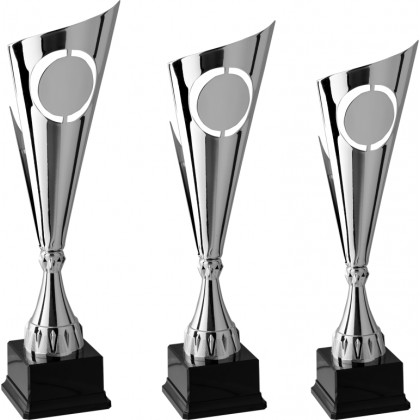 cod. 7.069 - Serie di 3 trofei cm 48+44+39 Made in Italy