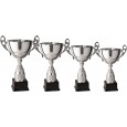 cod. 7.089 - Serie di 4 trofei cm 40-36-32-27 Made in Italy