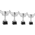 cod. 7.509 - Serie di 4 trofei cm 38-33-29-27 Made in Italy