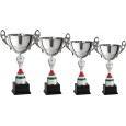 cod. 7.549 - Serie di 4 trofei cm 44-40-36-32 Made in Italy