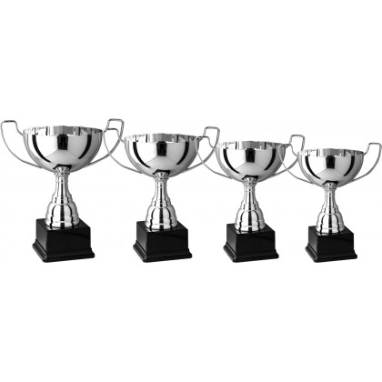 cod. 7.559 - Serie di 4 trofei cm 32-28-26-23 Made in Italy
