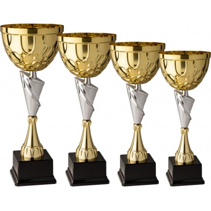 cod. 8.039G - Serie di 4 trofei cm 44-41-38-34 Made in Italy