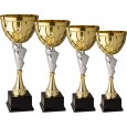 cod. 8.039G - Serie di 4 trofei cm 44-41-38-34 Made in Italy