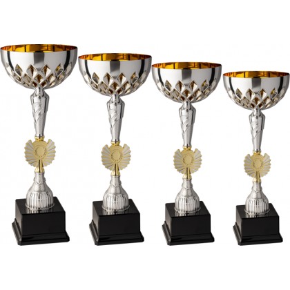 cod. 8.149 - Serie di 4 coppe cm 44-41-38-36 Made in Italy