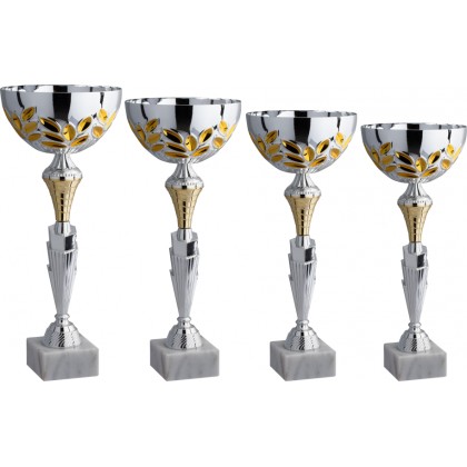 cod. 8.709S - Serie di 4 coppe cm 40-38-35-34 Made in Italy