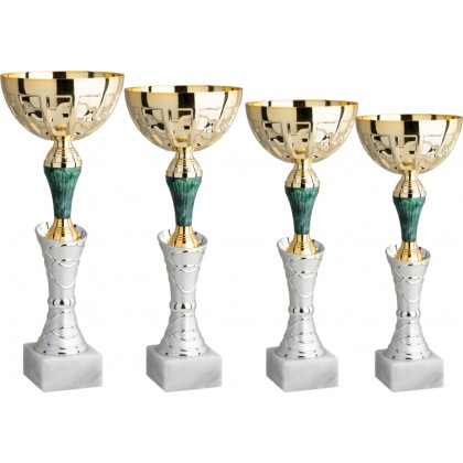 cod. 9.009G - Serie di 4 coppe cm 39-36-34-33 Made in Italy