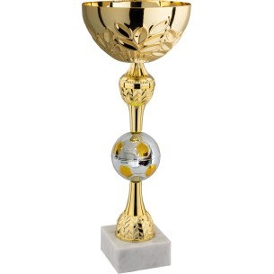 cod. 9.041GC - Coppa calcio cm 44 Made in Italy