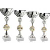 Serie di 4 coppe basket cm 44-40-36-32