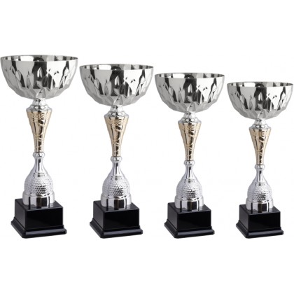 cod. 9.059S - Serie di 4 coppe cm 41-37-34-30 Made in Italy