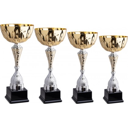 cod. 9.059G - Serie di 4 coppe cm 41-37-34-30 Made in Italy