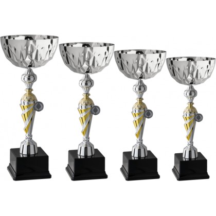 cod. 9.199S - Serie di 4 coppe cm 43-39-36-34 Made in Italy