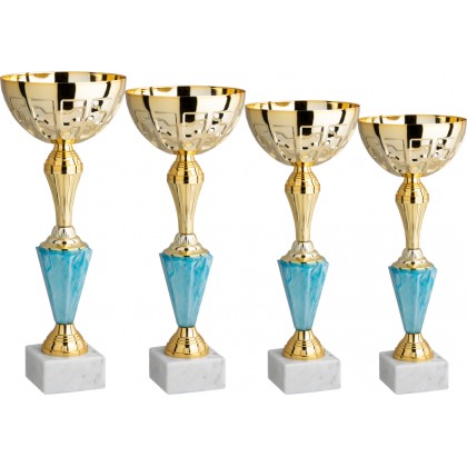 cod. 9.249G - Serie di 4 coppe cm 38-35-33-32 Made in Italy