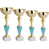 cod. 9.249G - Serie di 4 coppe cm 38-35-33-32 Made in Italy