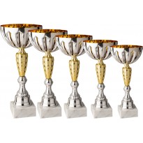 Serie di 5 coppe cm 39-36-32-29-28