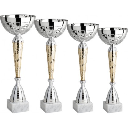 cod. 10.039S - Serie di 4 coppe cm 42-39-37-34 Made in Italy