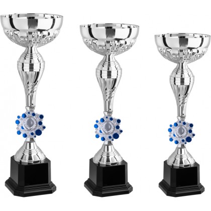 cod. 10.119 - Serie di 3 coppe cm 38-35-31 Made in Italy