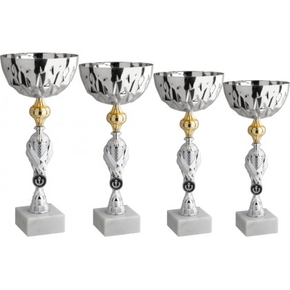 cod. 11.009S - Serie di 4 coppe cm 38-36-35-33 Made in Italy