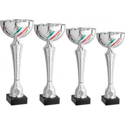 cod. 11.019 - Serie di 4 coppe cm 38-36-34-31 Made in Italy