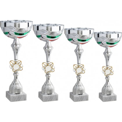 cod. 11.029 - Serie di 4 coppe cm 37-34-32-30 Made in Italy