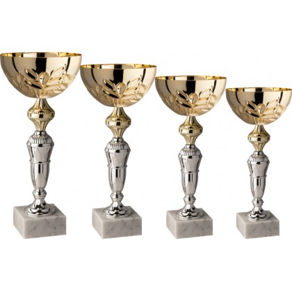 cod. 11.139G - Serie di 4 coppe cm 38-36-34-32 Made in Italy