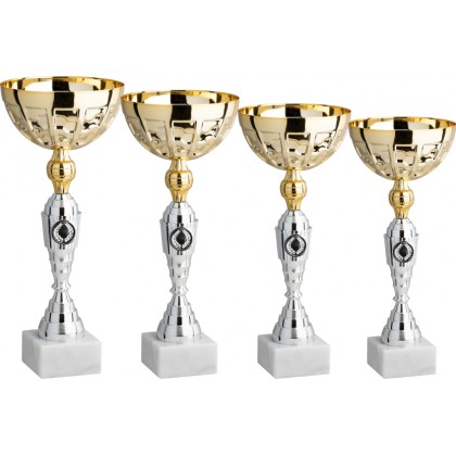 cod. 11.509G - Serie di 4 coppe cm 35-33-31-28 Made in Italy