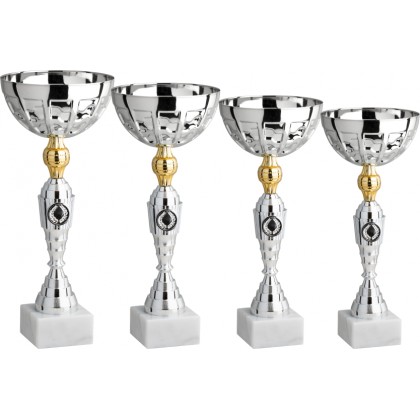 cod. 11.509S - Serie di 4 coppe cm 35-33-31-28 Made in Italy