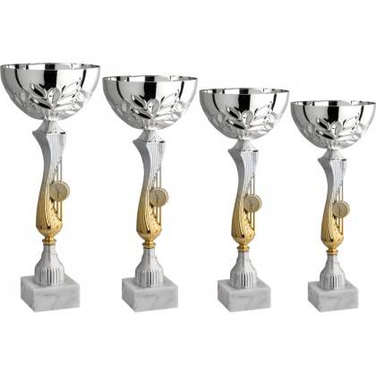 cod. 11.549S - Serie di 4 coppe cm 42-40-38-36 Made in Italy