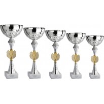 Serie di 5 coppe cm 37-33-30-27-25