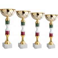 Serie di 4 coppe cm 39-36-34-31