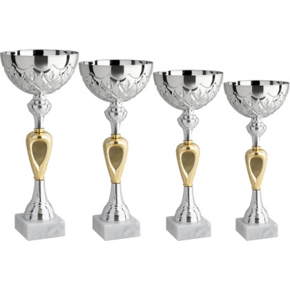 cod. 12.059S - Serie di 4 coppe cm 39 Made in Italy