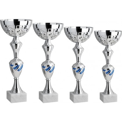 cod. 12.069B - Serie di 4 coppe cm 39-36-33-28 Made in Italy