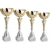 Serie di 4 coppe cm 37-34-30-26