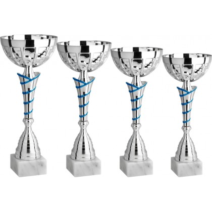 cod. 12.079S - Serie di 4 coppe cm 37-34-30-26 Made in Italy