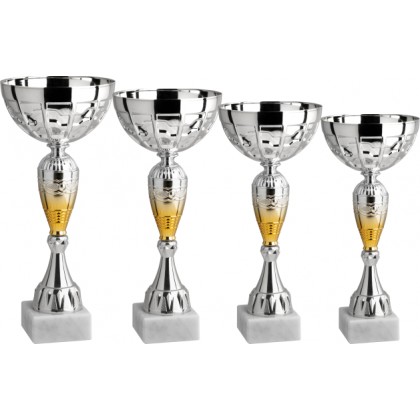 cod. 12.099S - Serie di 4 coppe cm 30-27-25-23 Made in Italy