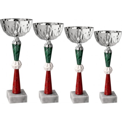 cod. 12.259S.6 - Serie di 4 coppe cm 33-31-27-25 - m6 Made in Italy