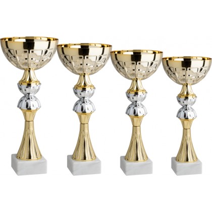 cod. 12.309G - Serie di 4 coppe cm 29-28-26-24 f5 Made in Italy