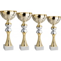 cod. 12.309G - Serie di 4 coppe cm 29-28-26-24 f5 Made in Italy